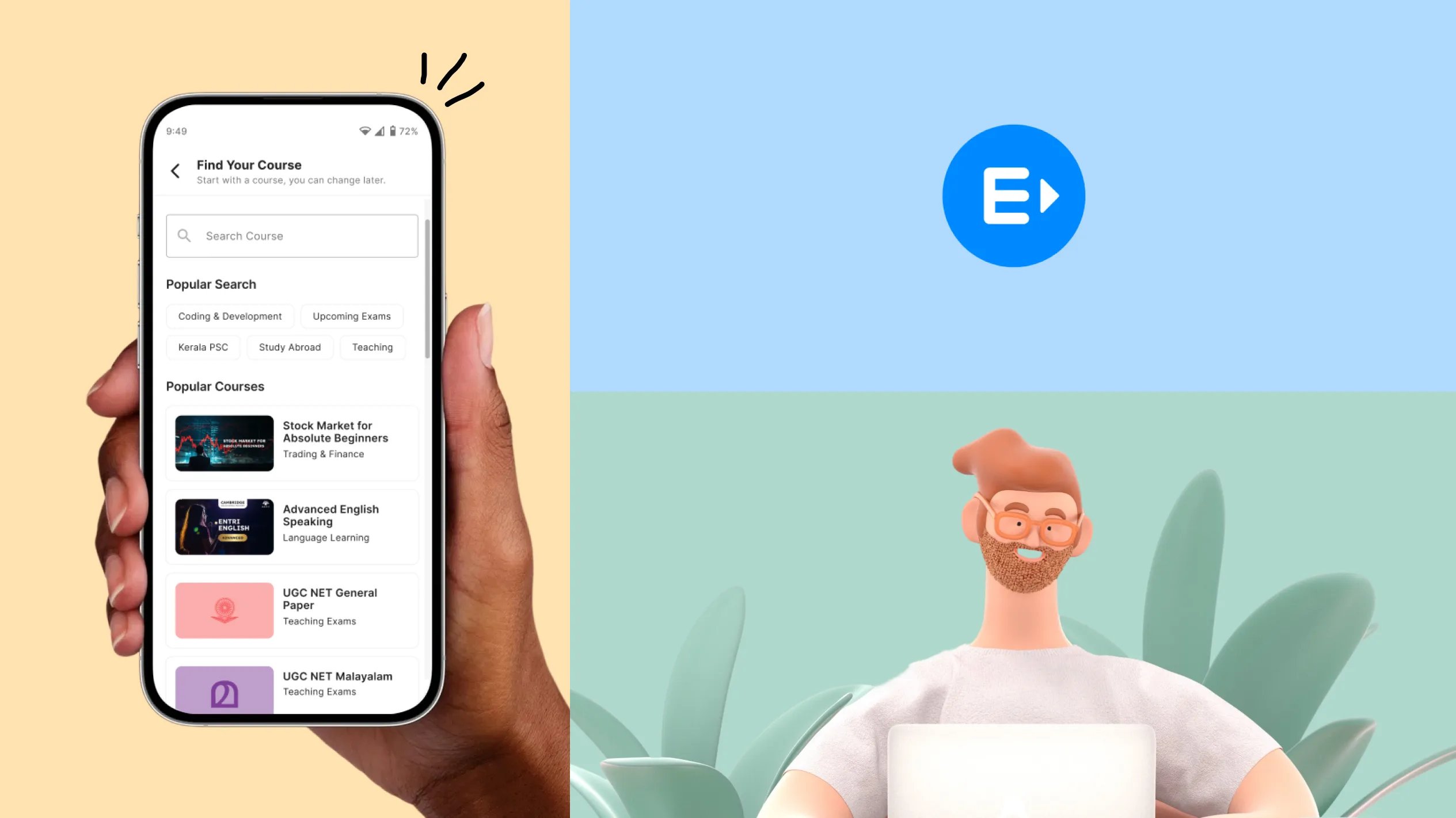 Course Discoverability Hero